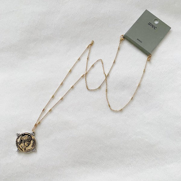 Roman Coin Charming Chain Necklace - Trendy & Classy