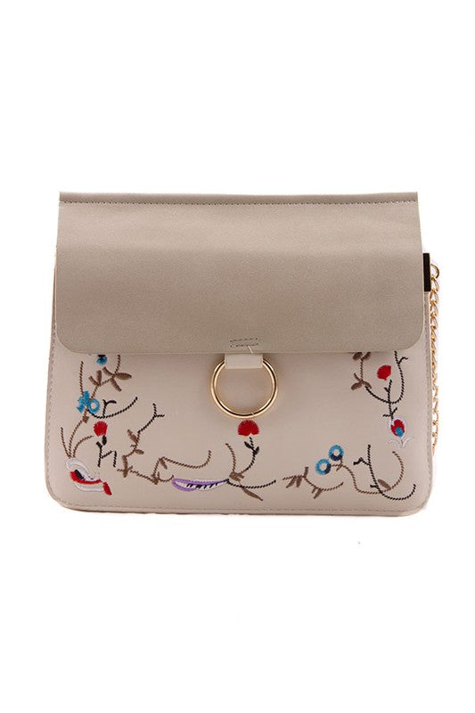 FLORAL SHOULDER BAG