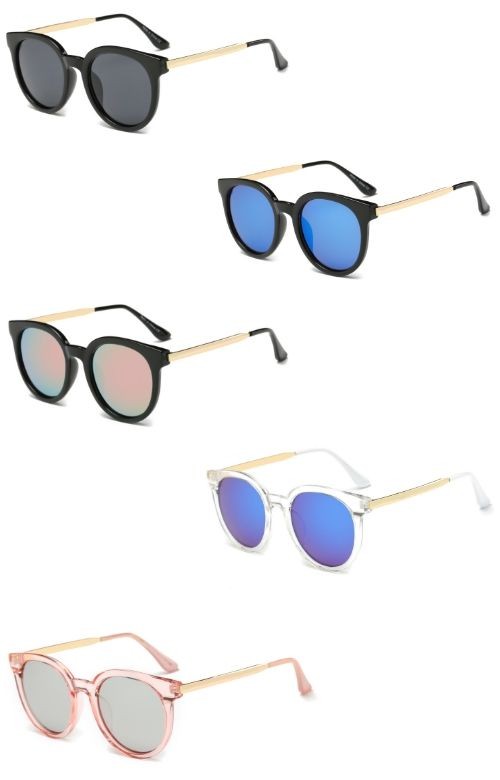 Women Round Fashion Sunglasses