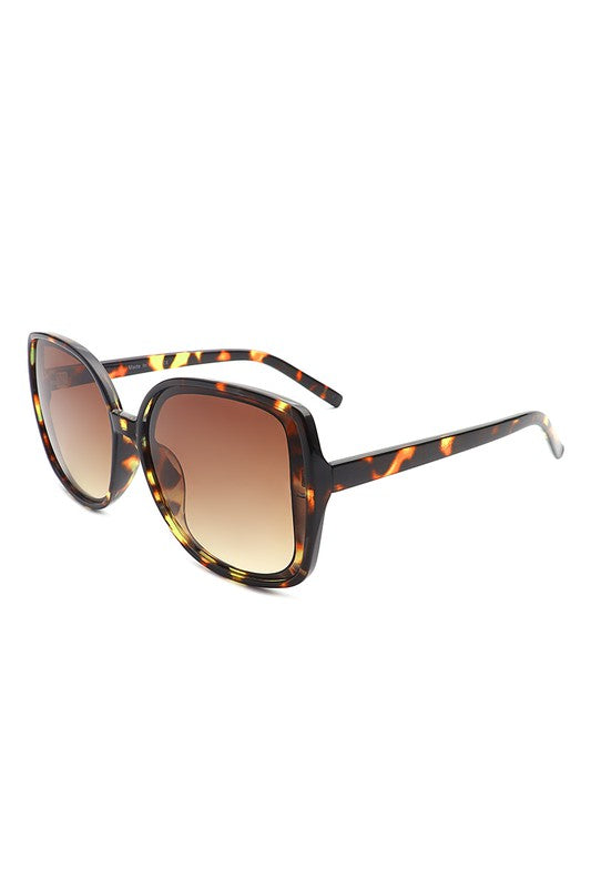 Women Square Oversize Retro Fashion Sunglasses