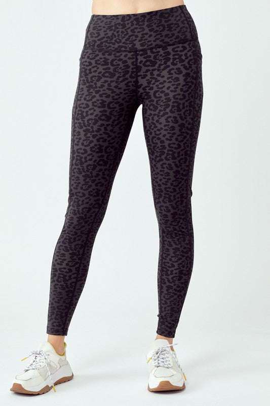 Black Leopard Leggings