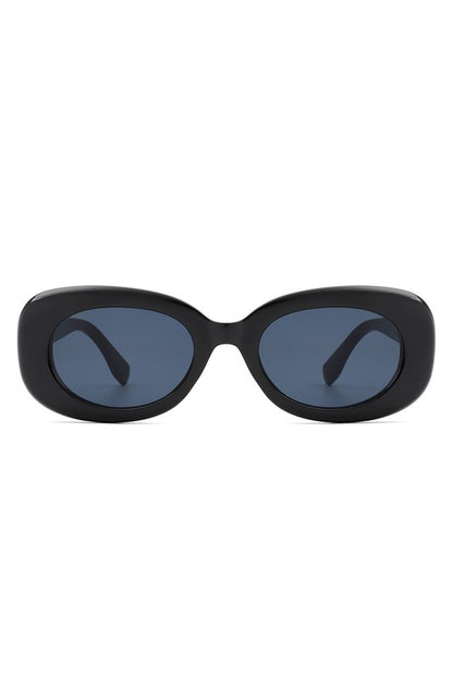 Oval Retro 90s Round Narrow Vintage Sunglasses