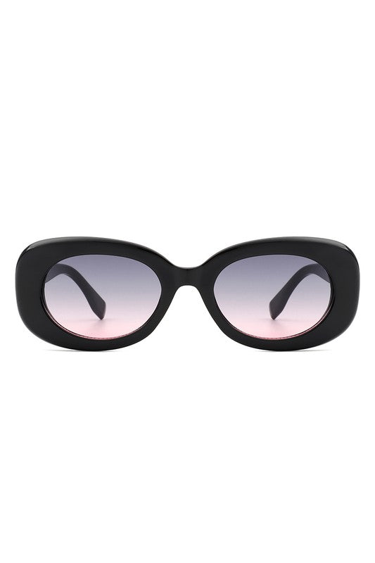 Oval Retro 90s Round Narrow Vintage Sunglasses