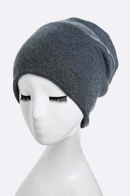 Double Layer Soft Convertible Beanie