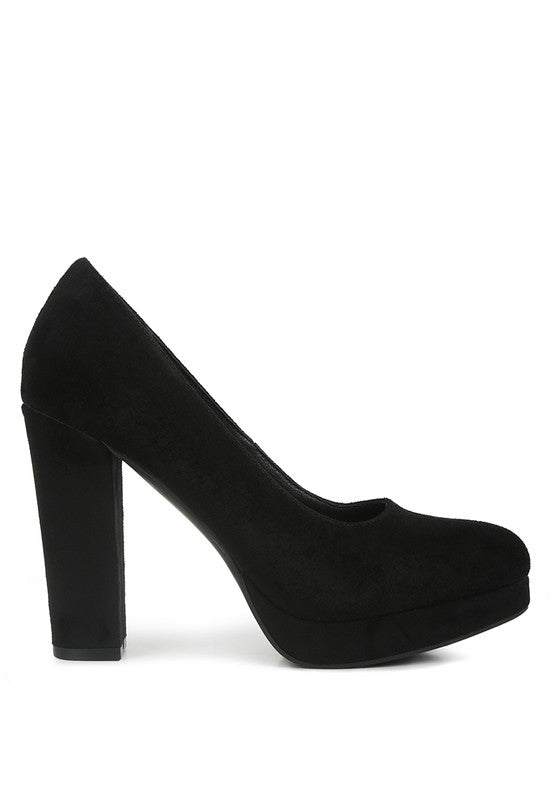 Delia Seude Block Heel Pumps