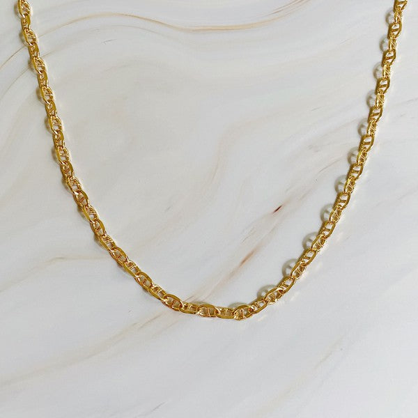 18K Gold My Favorite Chain Necklace - Designer Inspired Statement Piece for Elegance