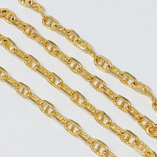 18K Gold My Favorite Chain Necklace - Designer Inspired Statement Piece for Elegance