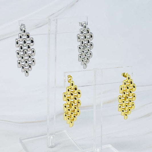 City Girl Chain Earrings - Sophisticated and Chic Lightweight Design