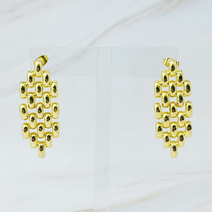 City Girl Chain Earrings - Sophisticated and Chic Lightweight Design