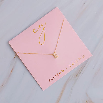 18K Gold Initial Necklace: Understated Beauty