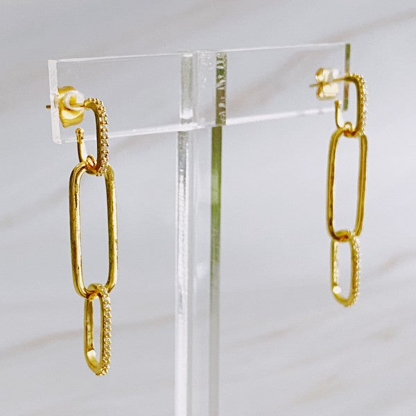 Blink Link Drop Earrings