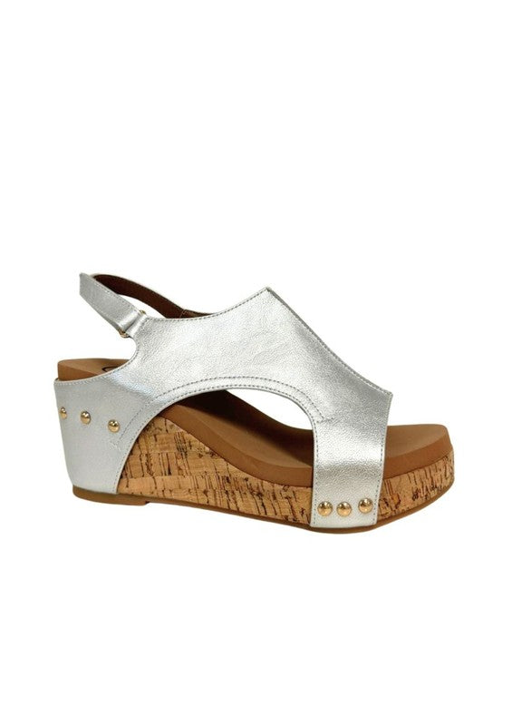 HANNAH THICK SOLE ROMAN WEDGES - PLATFORMS