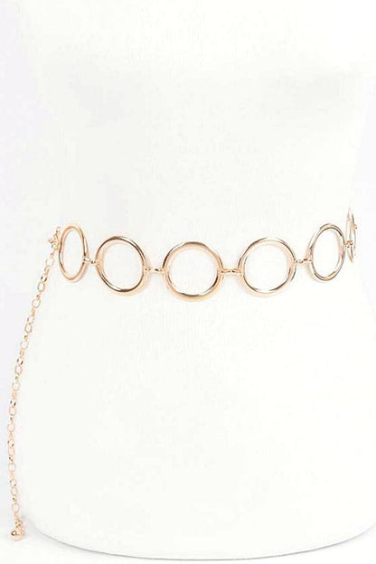 Iconic Rings Chain Belt