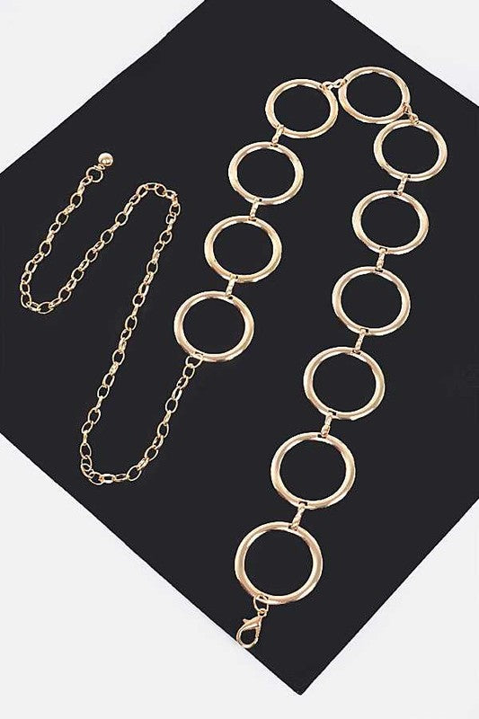 Iconic Rings Chain Belt