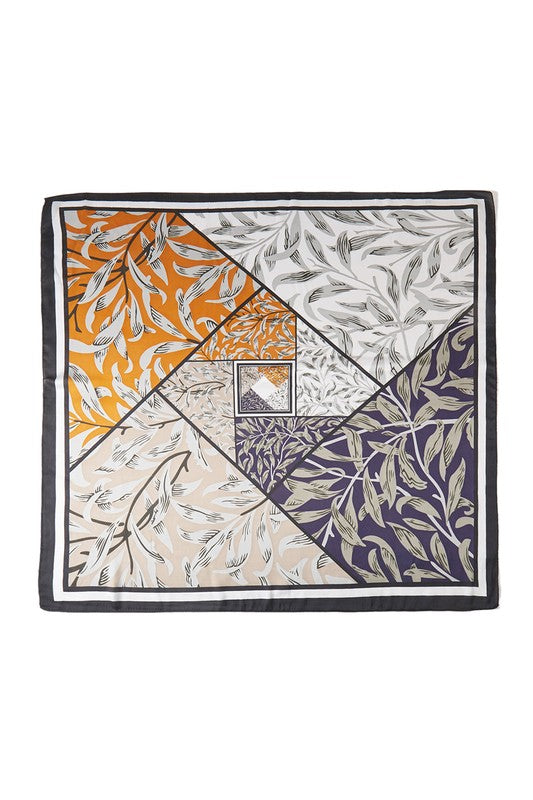 Leaves Print Bandana