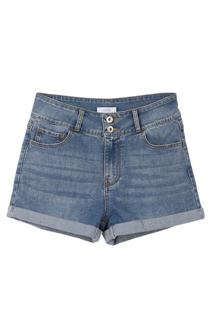 Denim shorts