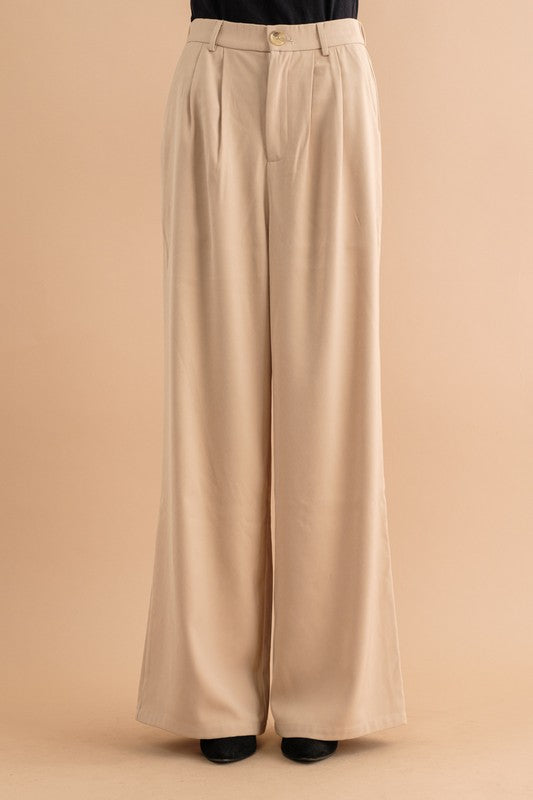 HIGHT WAIST WIDE PANTS