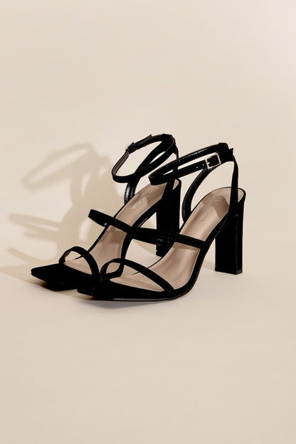 DEVIN-8 Ankle Strap Heels