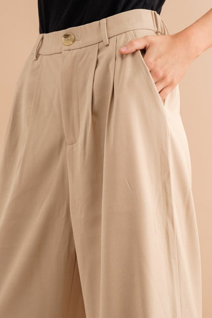 HIGHT WAIST WIDE PANTS