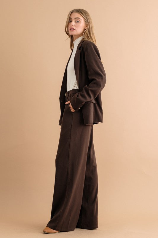 HIGHT WAIST WIDE PANTS