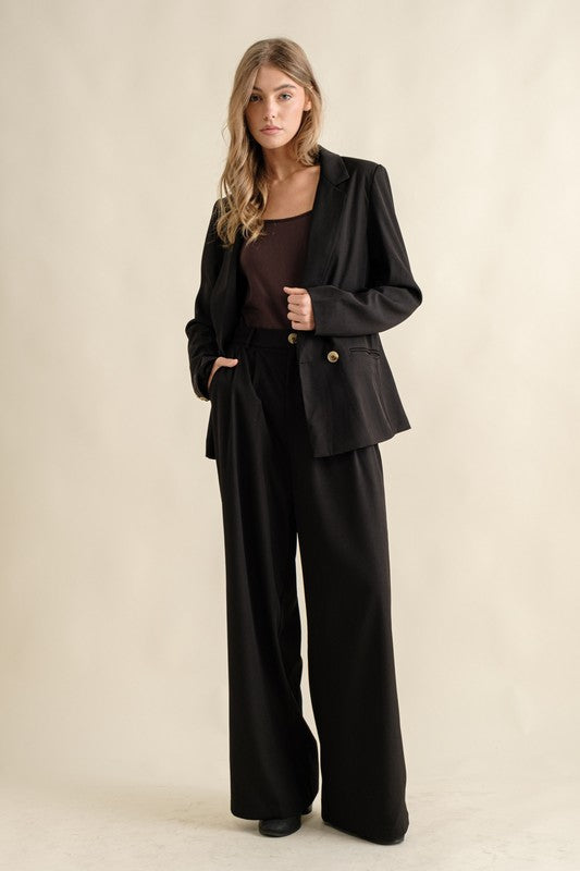 HIGHT WAIST WIDE PANTS